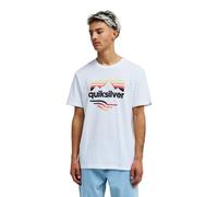 T-Shirt QUIKSILVER "EV Horizon Fade", Herren, Gr. XS, weiß, Obermaterial: 70% Baumwolle, 30% Baumwolle., Shirts T-Shirt (64646642-XS) weiß