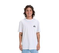 Quiksilver T-Shirt Ev Mini Logo Herren Weiß Obermaterial 70%/30% Walkfrottier Gr. M