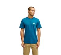 T-Shirt QUIKSILVER "Ev Mini Logo", Herren, Gr. XS, blau (blau coral), Obermaterial: 70% Baumwolle, 30% Baumwolle., Shirts T-Shirt (69365305-XS) blau coral