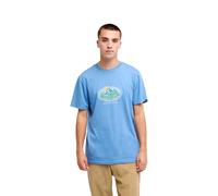T-Shirt QUIKSILVER "Ev Mountain Lovers", Herren, Gr. XXL, blau (quiet harbor), Obermaterial: 70% Baumwolle, 30% Baumwolle., Shirts T-Shirt (41236425-XXL) quiet harbor