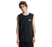 T-Shirt QUIKSILVER "EV Quikglobe Muscle", Jungen, Gr. XXL, schwarz, Obermaterial: 70% Baumwolle, 30% Baumwolle., Shirts T-Shirt (58183553-XXL) schwarz