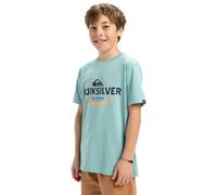 T-Shirt QUIKSILVER "Ev Typed Out", Jungen, Gr. 8, blau (aquifer), Obermaterial: 100% Baumwolle., Shirts T-Shirt (40102766-8) aquifer
