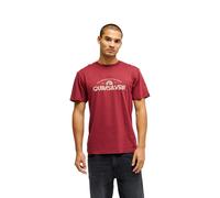 T-Shirt QUIKSILVER "Ev Vista", Herren, Gr. M, rot (oxblood rot), Obermaterial: 70% Baumwolle, 30% Baumwolle., Shirts T-Shirt (40690169-M) oxblood rot