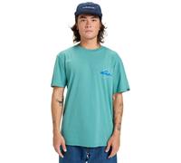 T-Shirt QUIKSILVER "Ev Waves Festival", Herren, Gr. S, deep sea, 70% Baumwolle, 30% Baumwolle, Shirts T-Shirt (27172033-S) deep sea