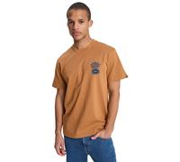 T-Shirt QUIKSILVER "Evo Blossom Of Peace", Herren, Gr. XS, braun (tobacco braun), Obermaterial: 100% Baumwolle., Shirts T-Shirt (50508623-XS) tobacco braun