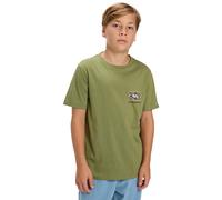 T-Shirt QUIKSILVER "Evo Crisis", Jungen, Gr. 12(148-156cm), grün (loden grün), Obermaterial: 100% Baumwolle;, Shirts T-Shirt (66639016-12) loden grün
