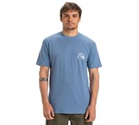 T-Shirt QUIKSILVER "Evo Original", Herren, Gr. S, blau (coronet blau), [Hauptstoff] 100% Bio-Baumwolle, Kurzarm, Shirts (55938302-S) coronet blau