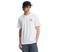 T-Shirt QUIKSILVER "Evo Original", Herren, Gr. M, weiß, Obermaterial: 100% Walkfrottier;, Shirts T-Shirt (44231223-M)