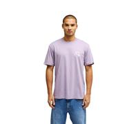 T-Shirt QUIKSILVER "Evo Original", Herren, Gr. S, lila ash, Obermaterial: 100% Baumwolle., Shirts T-Shirt (35458237-S) lila ash