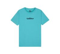 T-Shirt QUIKSILVER "Fineline", Jungen, Gr. 8, aqua, Obermaterial: 70% Baumwolle, 30% Baumwolle., Shirts T-Shirt (60404725-8) aqua
