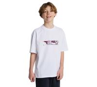 T-Shirt QUIKSILVER "Mercury Vortex", Jungen, Gr. 8, weiß, Obermaterial: 100% Baumwolle., Shirts T-Shirt (85052139-8) weiß