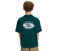 T-Shirt QUIKSILVER "Mercury Worldwide", Jungen, Gr. 10, botanical garden, Obermaterial: 100% Walkfrottier;, Shirts T-Shirt (78675240-10) botanical garden