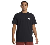 T-Shirt QUIKSILVER "QS Thorn Logo DNA", Damen, Gr. S, schwarz, 100% Baumwolle, Shirts T-Shirt (28972507-S) schwarz