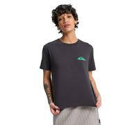 T-Shirt QUIKSILVER "Standard", Damen, Gr. S, schwarz (tarmac), Obermaterial: 100% Baumwolle., Shirts T-Shirt (44349831-S) tarmac