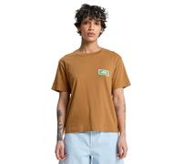 Quiksilver - Women's Standard S/S Tee - T-Shirt, Gr. S, orange (TobaccoBrown)