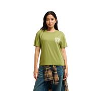 T-Shirt QUIKSILVER "Standard", Damen, Gr. XS, calliste grün, Obermaterial: 100% Baumwolle., Shirts T-Shirt (36900832-XS) calliste grün