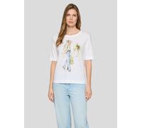 Print-Shirt RABE "T-Shirt", Damen, Gr. 40, weiß, 50%Baumwolle, 50%Modal, unifarben, gerade, Shirts (55759729-40) weiß