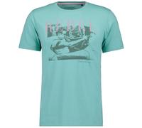 RAGMAN Regular Fit T-Shirt Rundhals hellgrün, Bedruckt