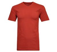 T-Shirt RAGMAN, Herren, Gr. 110, rot (rostrot, 063), Baumwolle, Rundhals, Shirts T-Shirt (70256861-XXL) rostrot, 063