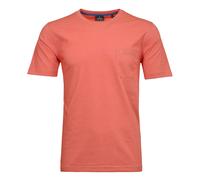 RAGMAN Softknit Regular Fit T-Shirt Rundhals hellrot, Einfarbig