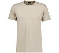 RAGMAN Regular Fit T-Shirt Rundhals Hell-Beige, Einfarbig