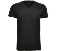 RAGMAN Herren 2 T-Shirt Doppelpack Bodyfit mit V-Ausschnitt Schwarz-009, 3XL