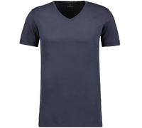RAGMAN Body Fit T-Shirt V-Ausschnitt Doppelpack marine, Einfarbig