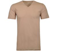 RAGMAN Herren 2 T-Shirt Doppelpack Bodyfit mit V-Ausschnitt Light Skin-086, S