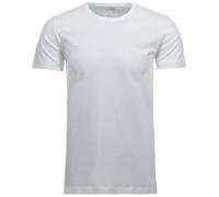 RAGMAN Body Fit T-Shirt Rundhals Doppelpack weiss, Einfarbig