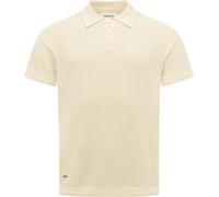 T-Shirt RAGWEAR "Lorien", Herren, Gr. L (52), beige (ecru), Strick, Material: 97% Baumwolle, 3% Nylon, gerade normal, V-Ausschnitt, Rollsaum, Shirts T-Shirt, Kurzärmliches Shirt mit Hemdkragen (521177