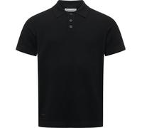 T-Shirt RAGWEAR "Lorien", Herren, Gr. L (52), schwarz, Strick, Material: 97% Baumwolle, 3% Nylon, gerade normal, V-Ausschnitt, Rollsaum, Shirts T-Shirt, Kurzärmliches Shirt mit Hemdkragen (66900757-L)