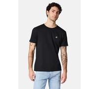 T-Shirt RAGWEAR "Samms F Gots YOUMODO", Damen, Gr. S (48), schwarz, Material: 100% Baumwolle, Basic, relaxed fit hüftlang, Rundhals, normaler Saum, Shirts T-Shirt, Kurzärmliges Shirt mit Retro-Roller-