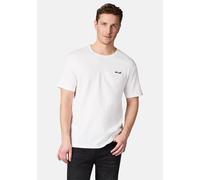 T-Shirt RAGWEAR "Samms G Gots YOUMODO", Herren, Gr. XXXL (58), weiß, Material: 100% Baumwolle, Basic, relaxed fit hüftlang, Rundhals, normaler Saum, Shirts T-Shirt, Kurzärmliges Shirt mit Rennwagen-St