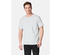 T-Shirt RAGWEAR "Samms J Gots YOUMODO", Herren, Gr. L (52), grau (grau melange), Material: 100% Baumwolle, Basic, relaxed fit hüftlang, Rundhals, normaler Saum, Shirts T-Shirt, Kurzärmliges Shirt mit 