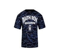 T-Shirt RECOVERED "Death Row Lightening Chair 91", Herren, Gr. L, schwarz, 100% Baumwolle, bedruckt, Shirts T-Shirt, mit coolem Death Row Records-Logoprint (35395045-L) schwarz