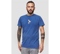 T-Shirt RECOVERED "Disney Goofy Side Profile", Herren, Gr. S, blau, 100% Baumwolle, bedruckt, normal, Rundhals, Shirts T-Shirt, im zeitlosen Design (26135540-S) blau