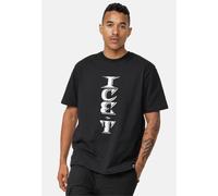 T-Shirt RECOVERED "Ice T What Ya Wanna Do", Damen, Gr. M, schwarz, 100% Baumwolle, bedruckt, normal, Rundhals, Shirts T-Shirt, im lockeren Schnitt (84258265-M) schwarz