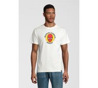 T-Shirt RECOVERED "Marvel Spider-Man Circle", Herren, Gr. XXL, beige (natur), 100% Baumwolle, bedruckt, normal, Rundhals, Shirts T-Shirt, im lockeren Schnitt (70069333-XXL) natur