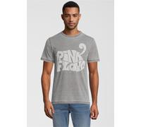 T-Shirt RECOVERED "Pink Floyd Animals 1972 Logo", Herren, Gr. S, grau, 100% Baumwolle, bedruckt, normal, Rundhals, Shirts T-Shirt, im zeitlosen Design (64041237-S) grau