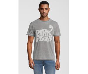 T-Shirt RECOVERED "Pink Floyd Animals 1972 Logo", Herren, Gr. S, grau, 100% Baumwolle, bedruckt, normal, Rundhals, Shirts T-Shirt, im zeitlosen Design (64041237-S) grau