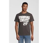 T-Shirt RECOVERED "Spidey Black", Damen, Gr. S, schwarz, 100% Baumwolle, bedruckt, normal, Rundhals, Shirts T-Shirt, mit coolem Marvel-Print (76746522-S) schwarz