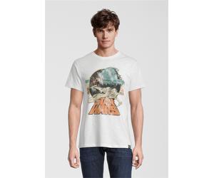 T-Shirt RECOVERED "Star Wars Empire Strikes Back Retro X-Wing", Herren, Gr. XXL, weiß, 100% Baumwolle, bedruckt, normal, Rundhals, Shirts T-Shirt, im zeitlosen Design (94047637-XXL) weiß