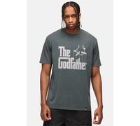 T-Shirt RECOVERED "The Godfather Strings Logo Washed Relaxed", Damen, Gr. L, schwarz, 100% Baumwolle, bedruckt, normal, Rundhals, Shirts T-Shirt, im zeitlosen Design (58708530-L) schwarz
