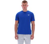 T-Shirt REEBOK "CODY SMALL LOGO CREW NECK SS TEE", Gr. XL, vector blau, Obermaterial: 100% Baumwolle, normal, Rundhals, Shirts T-Shirt (23637660-XL) vector blau