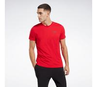 T-Shirt REEBOK "IDENTITY SMALL LOGO TEE", Herren, Gr. L, schwarz (vecrot, schwarz), Obermaterial: 100% Baumwolle, Rundhals, Shirts T-Shirt (37403247-L) vecrot, schwarz