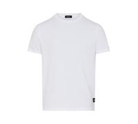 T-Shirt REPLAY, Damen, Gr. L, weiß, Single Jersey, Obermaterial: 95% Baumwolle, 5% Elasthan, unifarben, regular fit normal, Rundhals, abgesteppte Kante, Shirts T-Shirt, Baumwoll-Mix, Rundhalsform (497