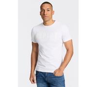 T-Shirt REPLAY, Herren, Gr. 3XL, weiß, Single Jersey, Obermaterial: 100% Baumwolle, unifarben, regular fit normal, Rundhals, abgesteppte Kante, Shirts T-Shirt, Baumwoll-Qualität, Logoschriftzug (73414