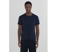 Replay Herren T-Shirt – Slim Fit Kurzarm Rundhals Baumwolle – Night Blue Größe M