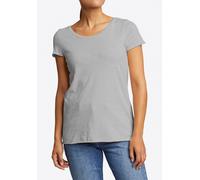 T-Shirt RICHROYAL, Damen, Gr. XS, grau (grau melange), Single Jersey, Obermaterial: 100% Baumwolle, Rundhals, Shirts T-Shirt, in femininer Basic-Form (30546536-XS) grau melange