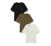 T-Shirt HUGO UNDERWEAR "RN TRIPL", Herren, Gr. L (52), open miscellaneous 967, Jersey, Obermaterial: 100% Baumwolle, Basic, regular fit, Rundhals, eingesetzt normaler Saum, Shirts T-Shirt, mit Rundhal